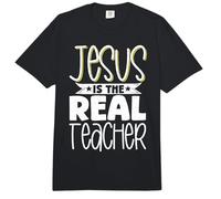 Jesus is The Real Teacher Comfort Colors Adult Heavyweight T-Shirt