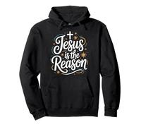 Jesus Is The Reason Christian Christmas Faith Pullover Hoodie