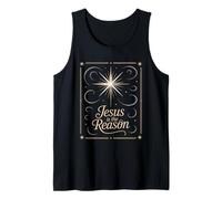 Jesus is The Reason Christmas Nativity Star Faith Tank Top