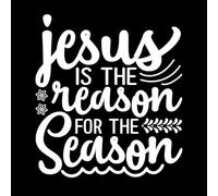 Jesus is The Reason Engraving Decals 42x46.7cm Wall beautification White
