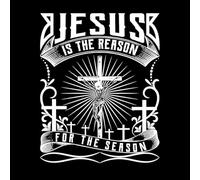 Jesus is The Reason Engraving Decals 64x80.3cm Removable Without Leaving Glue White