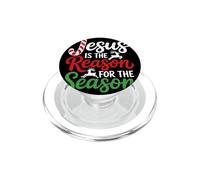 Jesus Is The Reason Faith Quote Graphic For Season Christian PopSockets PopGrip for MagSafe