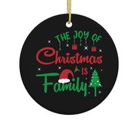 Jesus Is The Reason For The Christmas Season Christmas Ornament Round Shape Ceramic Hanging Ornaments Xmas Tree Decoration Party Supplies