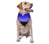 Jesus Is The Reason For The Christmas Season Dog Bandanas Triangle Bibs Pet Scarf For Small Medium Large Dogs And Cat