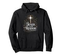 Jesus Is The Reason For The Season Christian Christmas Pullover Hoodie