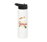 Jesus is The Reason for The Season Joyful Message Stainless Steel Insulated Water Bottle