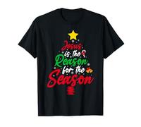 Jesus is The Reason for The Season Merry Christmas Day Xmas T-Shirt