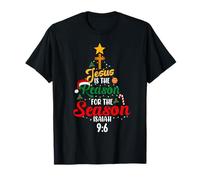 Jesus is The Reason for The Season Tree Isaiah 9:6 Christmas T-Shirt
