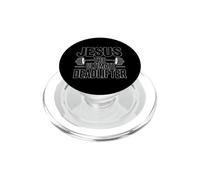 Jesus Is The Ultimate Deadlifter PopSockets PopGrip for MagSafe