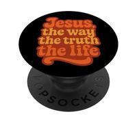 Jesus is the way - Faithful Christian PopSockets Adhesive PopGrip