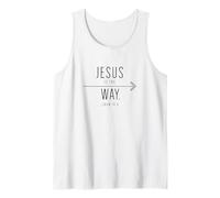 Jesus is The Way John 14:6 Christian Minimalist Tank Top