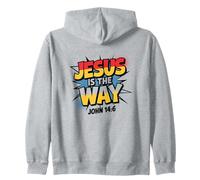 Jesus Is The Way John 14:6 Motivational Zip Hoodie