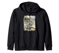 Jesus is the Way (Road to the Cross) Zip Hoodie