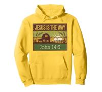 Jesus Is The Way Rustic Country Style John 14:6 Pullover Hoodie