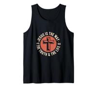 Jesus is The Way The Truth and The Life John 14 6 Tank Top