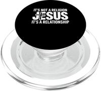 Jesus It’s Not A Religion It’s A Relationship Christian PopSockets PopGrip for MagSafe