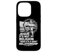 Jesus It's Not Religion It's A Relationship Faith Case for iPhone 14 Pro