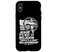Jesus It's Not Religion It's A Relationship Faith Case for iPhone X/XS