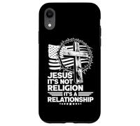 Jesus It's Not Religion It's A Relationship Faith Case for iPhone XR