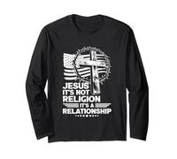 Jesus It's Not Religion It's A Relationship Faith Long Sleeve T-Shirt