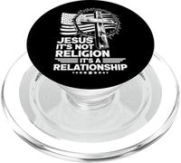 Jesus It's Not Religion It's A Relationship Faith PopSockets PopGrip for MagSafe
