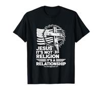 Jesus It's Not Religion It's A Relationship Faith T-Shirt