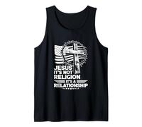 Jesus It's Not Religion It's A Relationship Faith Tank Top