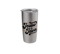 Jesus & Java Christian Coffee Lover and Faith Devotion Stainless Steel Insulated Tumbler