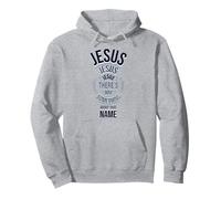 Jesus Jesus Jesus There's Just Something About that Name Pullover Hoodie
