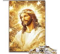 Jesus Jigsaw Puzzles 1000 Pieces for Adults Teens, Challenging Game Toys Every Piece Is Unique - Challenging Family Fun Game (26x38cm)