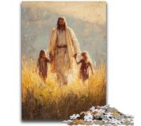 Jesus Jigsaw Puzzles 1000 Pieces for Adults Teens,Learning Educational Toy for Is Ideal As A Gift for The Whole Family (38x26cm)