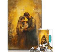 Jesus Jigsaw Puzzles 1000 Pieces for Adults Teens,Learning Educational Toy for Is Ideal As A Gift for The Whole Family (38x26cm)