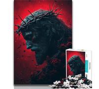 Jesus Jigsaw Puzzles for Adults,for Educational Game Challenge Toy for Is Ideal As A Gift for The Whole Family 38x26cm