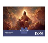 Jesus Jigsaw Puzzles Great Gift for Adults 1000 Piece Educational Games Home Decoration Gods Jigsaw Puzzle for Women Men Adult 70x50cm/1000pcs