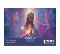 Jesus Jigsaw Puzzles Great Gift for Adults 1000 Piece Family Challenging Toys Home Decoration Gods Jigsaw Puzzle for Adults And Kids 52x38cm/1000pcs