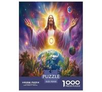 Jesus Jigsaw Puzzles Puzzle for Adults Kids. 1000 Piece Impossible Challenge Toy Educational Games Home Decoration for Adults& Kids Age 14 Years Up 70x50cm/1000pcs