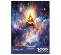 Jesus Jigsaw Puzzles Puzzle for Adults Kids. 1000 Piece Whimsical Challenge Toy Educational Game Home Decoration for Adults& Kids Age 14 Years Up 70x50cm/1000pcs