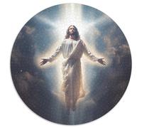 Jesus Jigsaw Puzzles Puzzles for Adults Kids. 1000 Piece Whimsical Challenge Toy Educational Games Home Decoration for Adults& Kids Age 14 Years Up 1000pcs (67.5x67.5cm)