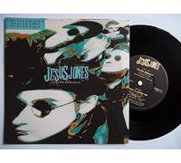 JESUS JONES - JESUS JONES Never Enough UK 7" 45 ltd ed sticker pack