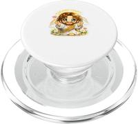 Jesus Kawaii Chibi Open Arms Come to Me Welcome Art PopSockets PopGrip for MagSafe