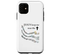 Jesus Keep Me Near The Cross Colorful Case for iPhone 11