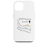 Jesus Keep Me Near The Cross Colorful Case for iPhone 13