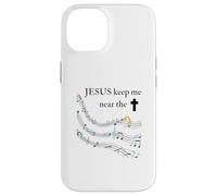 Jesus Keep Me Near The Cross Colorful Case for iPhone 14