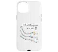 Jesus Keep Me Near The Cross Colorful Case for iPhone 15 Plus