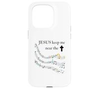 Jesus Keep Me Near The Cross Colorful Case for iPhone 15 Pro