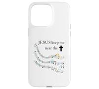 Jesus Keep Me Near The Cross Colorful Case for iPhone 15 Pro Max