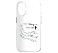Jesus Keep Me Near The Cross Colorful Case for iPhone 17