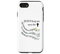 Jesus Keep Me Near The Cross Colorful Case for iPhone SE (2020) / 7/8