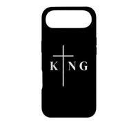Jesus King minimal Christian Cross Case for iPhone Air