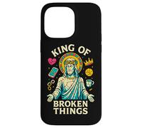 Jesus King of Broken Things Christian Healing Inspirational Case for iPhone 14 Pro Max